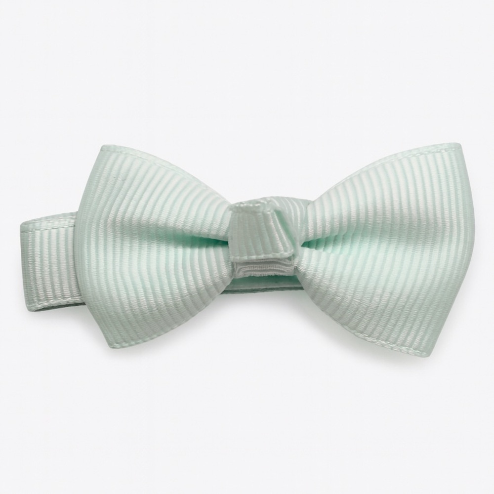 Light Seafoam Grosgrain Hair Bow